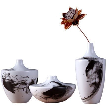 Náhradní porcelán pro Jahrriesnge Three pieces ink paintings cna0041 