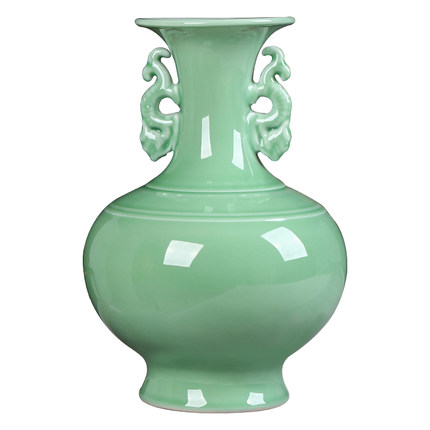 Náhradní porcelán pro Jahrriesnge celadon binaural vase cna0066 