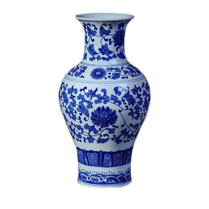 Náhradní porcelán pro Jahrriesnge white blue vase cna0211 