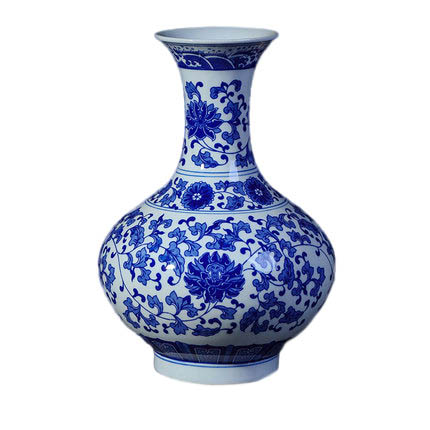 Náhradní porcelán pro Jahrriesnge white blue vase cna0212 