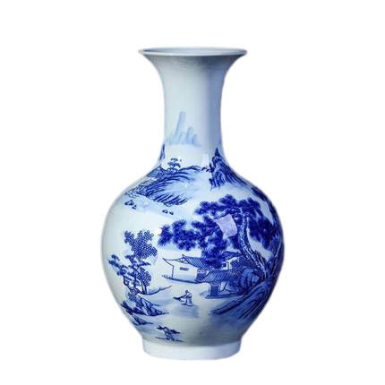 Náhradní porcelán pro Jahrriesnge white and blue vase cna0264 