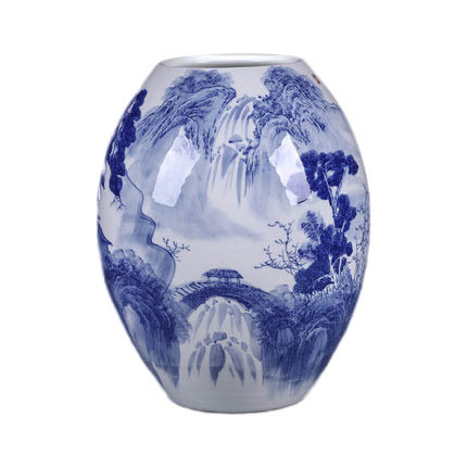 Náhradní porcelán pro Jahrriesnge white and blue vase cna0538 