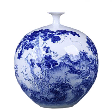 Náhradní porcelán pro Jahrriesnge white and blue vase cna0542 