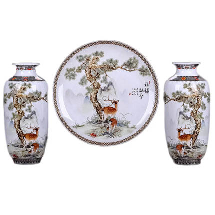 Náhradní porcelán pro Jahrriesnge vase set three pieces cna0567 