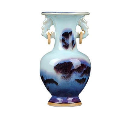 Náhradní porcelán pro Jahrriesnge Jun porcelain double ears kiln change vase cna0606 