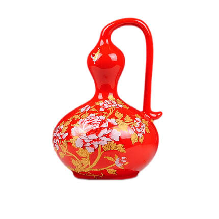 Náhradní porcelán pro Jahrriesnge red peony gourd vase cna0686 