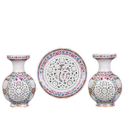 Náhradní porcelán pro Jahrriesnge hollow  vase set 3 pcs cna0911 