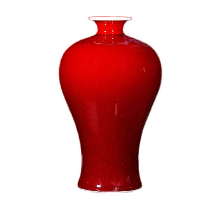 Náhradní porcelán pro Jahrriesnge crack glaze red vase cna0946 