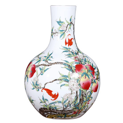 Náhradní porcelán pro Jahrriesnge nine peach illustration vase cna1124 