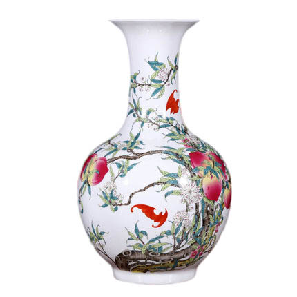 Náhradní porcelán pro Jahrriesnge nine peach illustration vase cna1127 