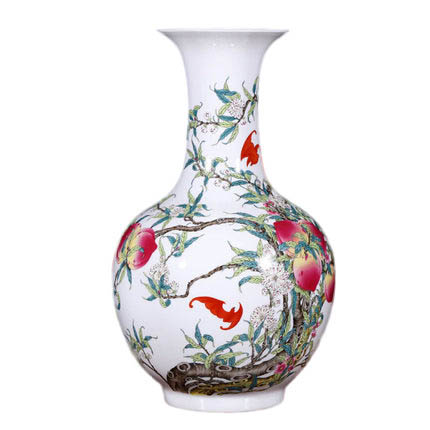 Náhradní porcelán pro Jahrriesnge nine peach illustration vase cna1128 