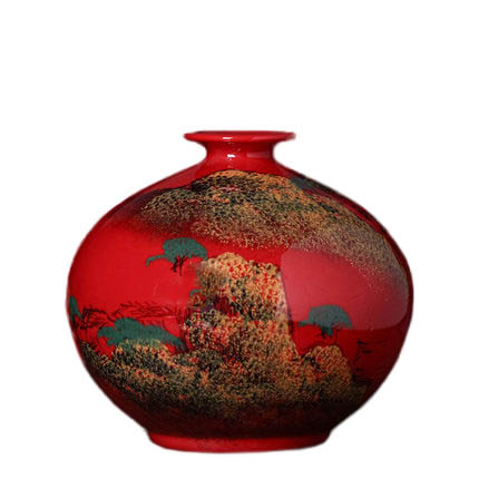 Náhradní porcelán pro Jahrriesnge red landscape vase cna1355 