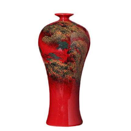 Náhradní porcelán pro Jahrriesnge red landscape vase cna1356 