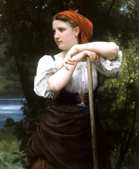 Náhradní Portrét pro Jahrriesnge William Adolphe Bouguereau lpf11894 