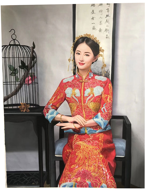 Náhradní Portrét pro Jahrriesnge chinese lady lpg2658 